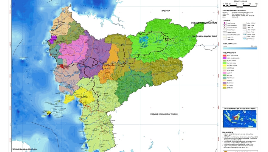 Nama Kabupaten di Kalbar TTS, Simak Jawabannya