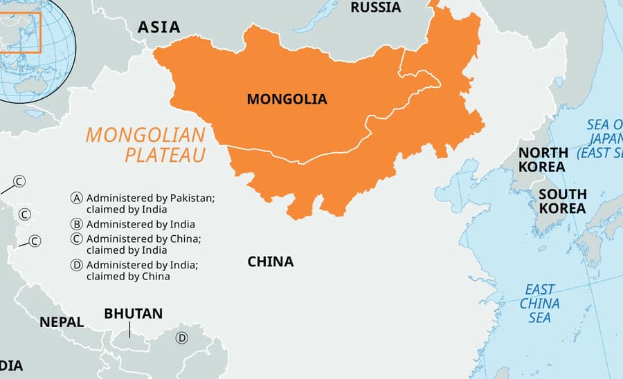 Negara di Sebelah Utara Cina TTS
