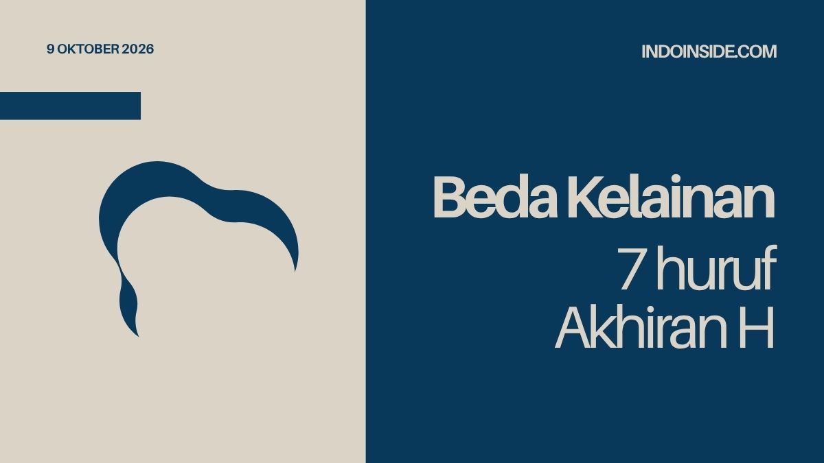 Beda Kelainan TTS 7 Huruf, Huruf Kedua E, Akhiran H