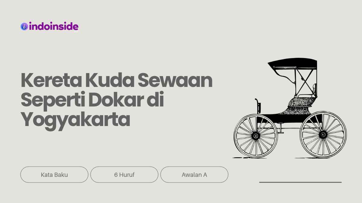 Kereta Kuda Sewaan Seperti Dokar di Yogyakarta